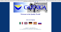 Desktop Screenshot of garnigasrl.com