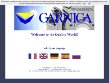 Tablet Screenshot of garnigasrl.com